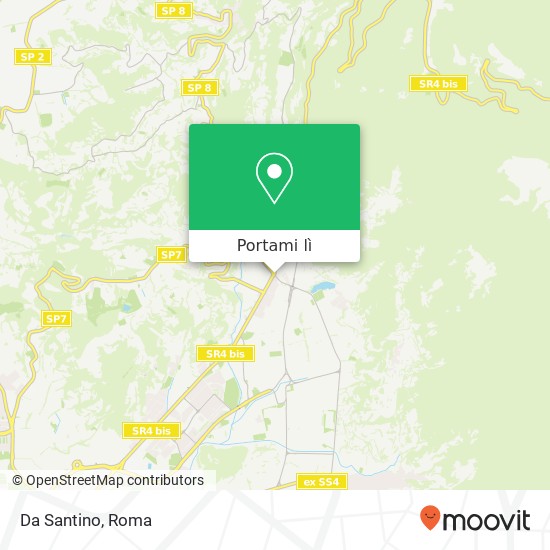 Mappa Da Santino, Via Franco Maria Malfatti 02100 Rieti