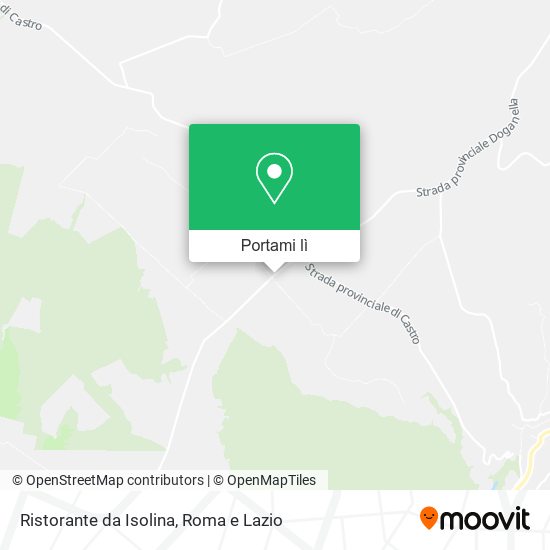 Mappa Ristorante da Isolina