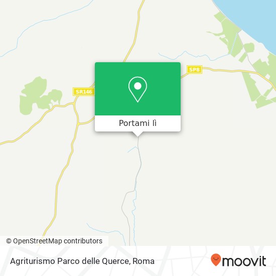 Mappa Agriturismo Parco delle Querce, Strada Provinciale Piansanese 01018 Valentano