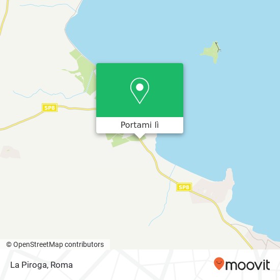 Mappa La Piroga, SP8 01010 Capodimonte