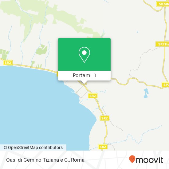 Mappa Oasi di Gemino Tiziana e C., Piazza Giacomo Matteotti 01023 Bolsena
