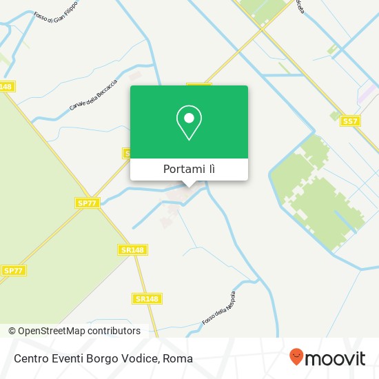 Mappa Centro Eventi Borgo Vodice