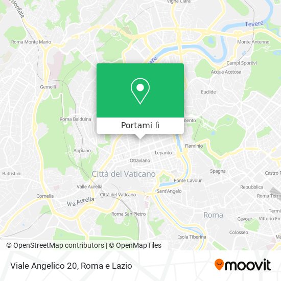 Mappa Viale Angelico  20