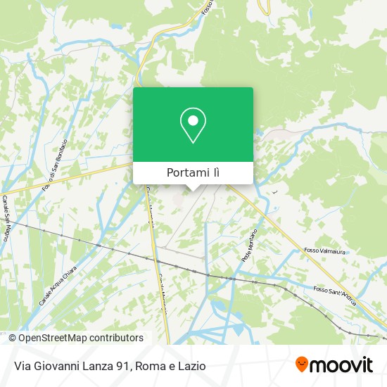 Mappa Via Giovanni Lanza 91