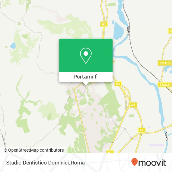 Mappa Studio Dentistico Dominici
