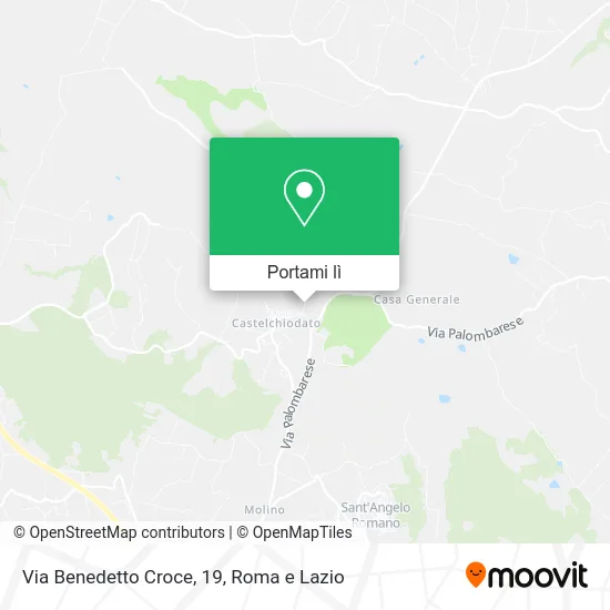 Mappa Via Benedetto Croce, 19
