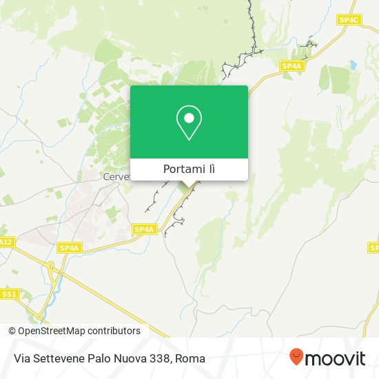 Mappa Via Settevene Palo Nuova 338