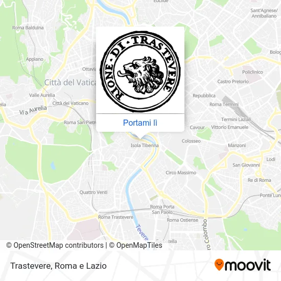 Mappa Trastevere
