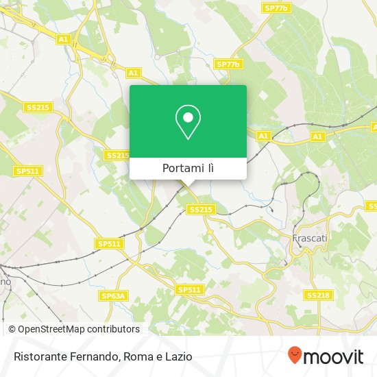 Mappa Ristorante Fernando