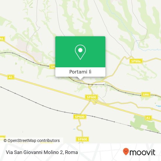 Mappa Via San Giovanni Molino 2