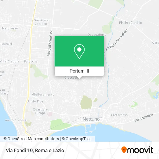 Mappa Via Fondi 10