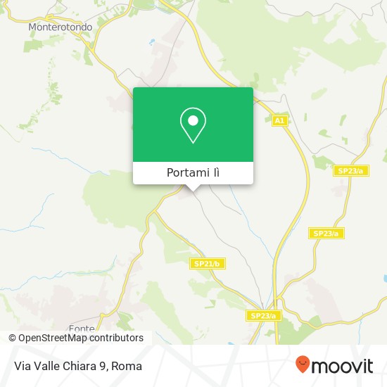 Mappa Via Valle Chiara 9