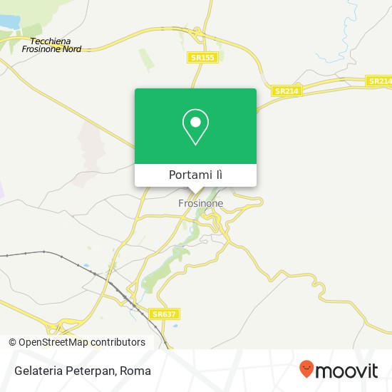 Mappa Gelateria Peterpan