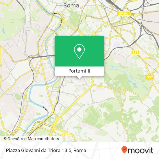 Mappa Piazza Giovanni da Triora  13 5