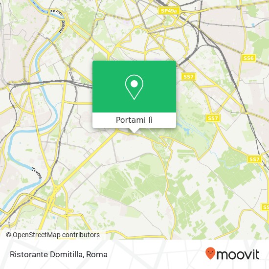 Mappa Ristorante Domitilla