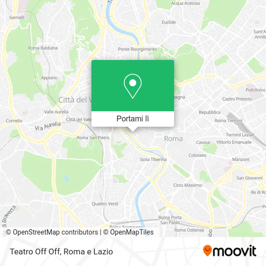 Mappa Teatro Off Off