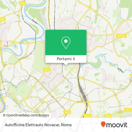 Mappa Autofficina Elettrauto Novacar