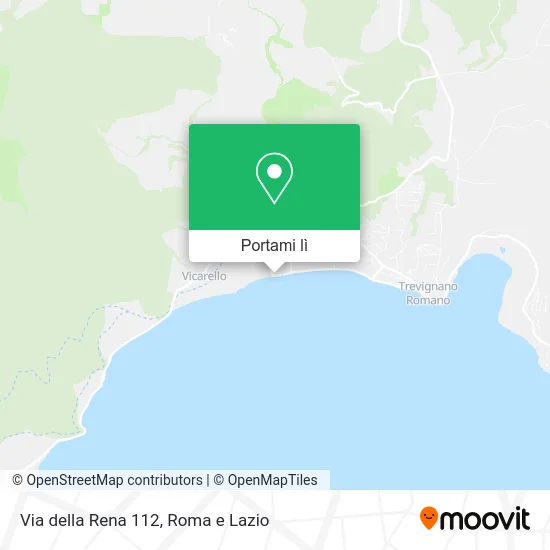Mappa Via della Rena 112