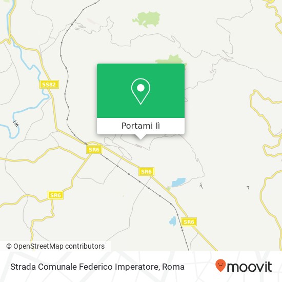 Mappa Strada Comunale Federico Imperatore