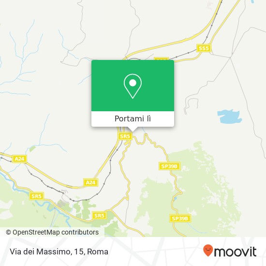 Mappa Via dei Massimo, 15