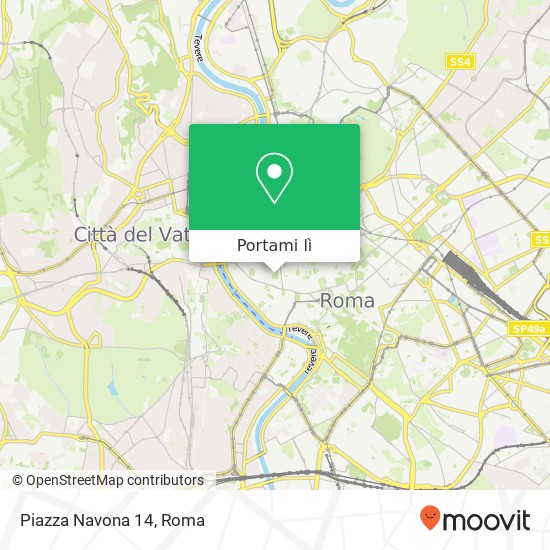 Mappa Piazza Navona  14