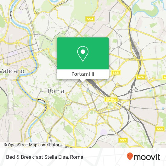 Mappa Bed & Breakfast Stella Elsa