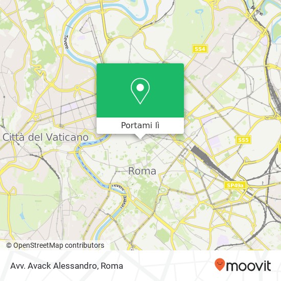 Mappa Avv. Avack Alessandro