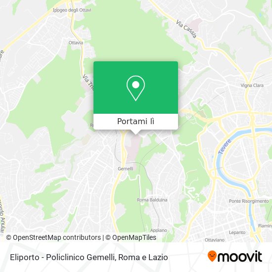 Mappa Eliporto - Policlinico Gemelli