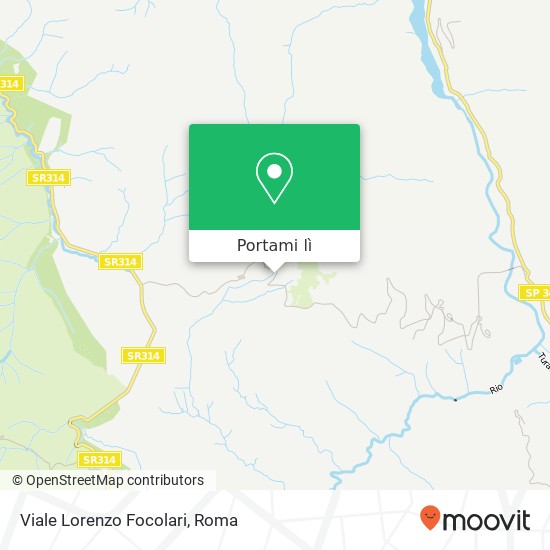 Mappa Viale Lorenzo Focolari