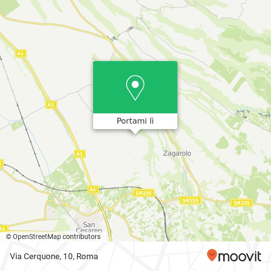 Mappa Via Cerquone, 10