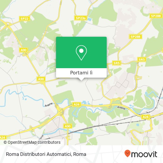 Mappa Roma Distributori Automatici