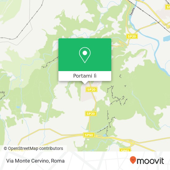 Mappa Via Monte Cervino