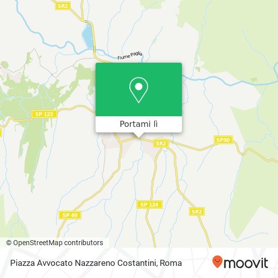 Mappa Piazza Avvocato Nazzareno Costantini