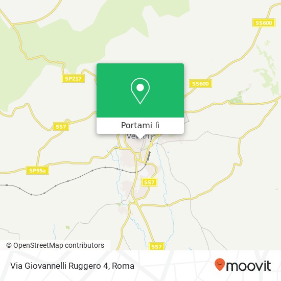 Mappa Via Giovannelli Ruggero 4