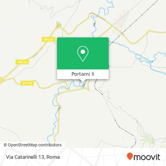 Mappa Via Catarinelli 13