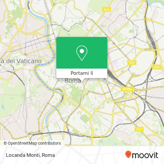 Mappa Locanda Monti