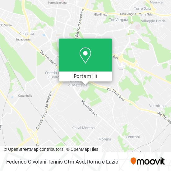 Mappa Federico Civolani Tennis Gtm Asd