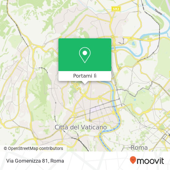 Mappa Via Gomenizza 81