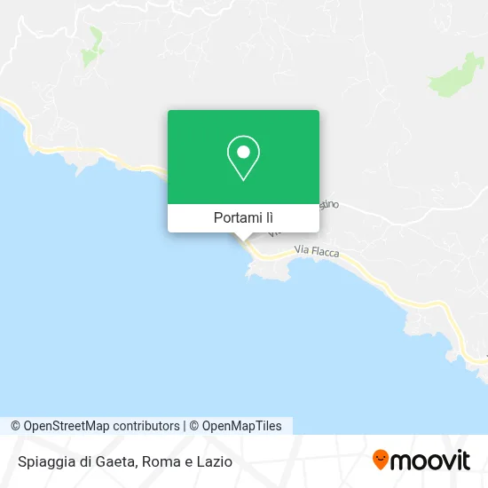 Mappa Spiaggia di Gaeta
