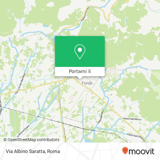 Mappa Via Albino Saratta