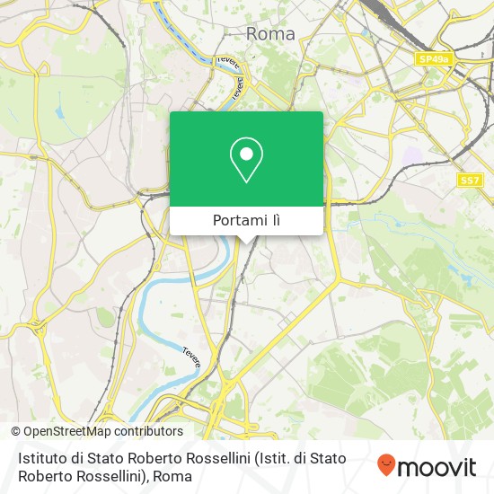 Mappa Istituto di Stato Roberto Rossellini