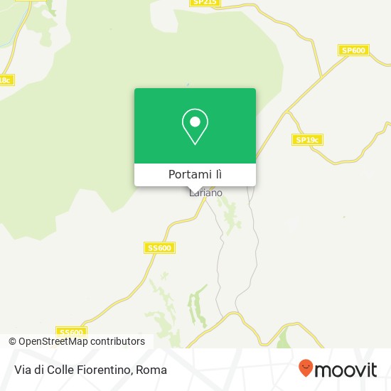 Mappa Via di Colle Fiorentino