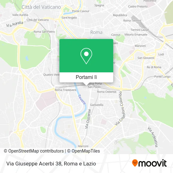 Mappa Via Giuseppe Acerbi  38