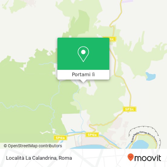 Mappa Località La Calandrina