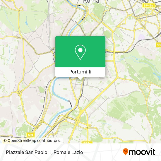 Mappa Piazzale San Paolo  1