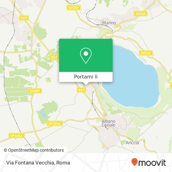 Mappa Via Fontana Vecchia