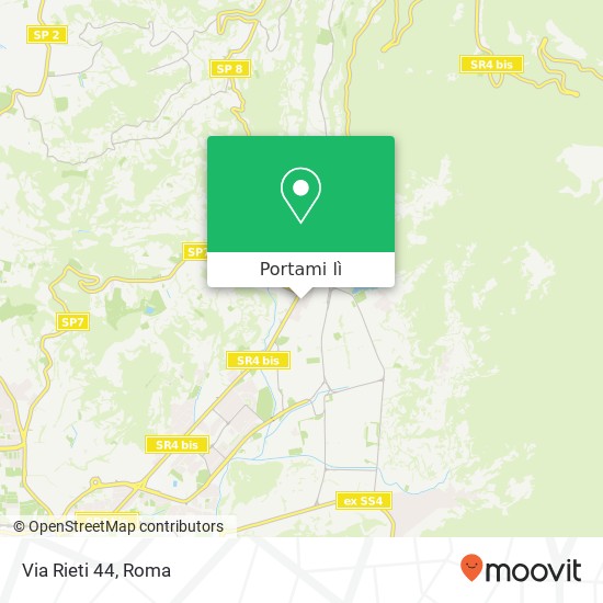 Mappa Via Rieti 44