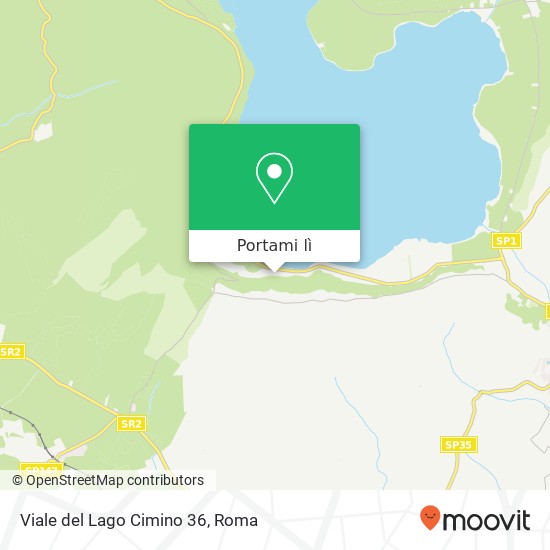 Mappa Viale del Lago Cimino 36