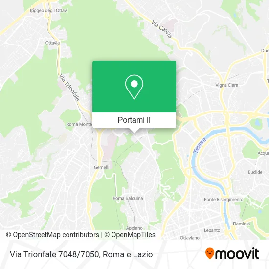 Mappa Via Trionfale 7048/7050