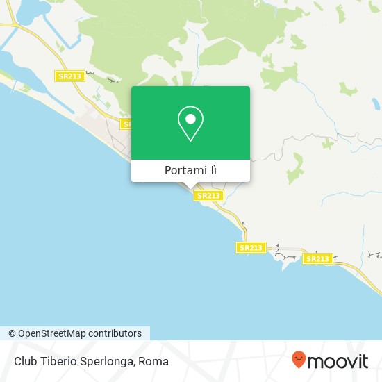 Mappa Club Tiberio Sperlonga